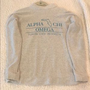 Grey, Whoolly AXO Sweatshirt.